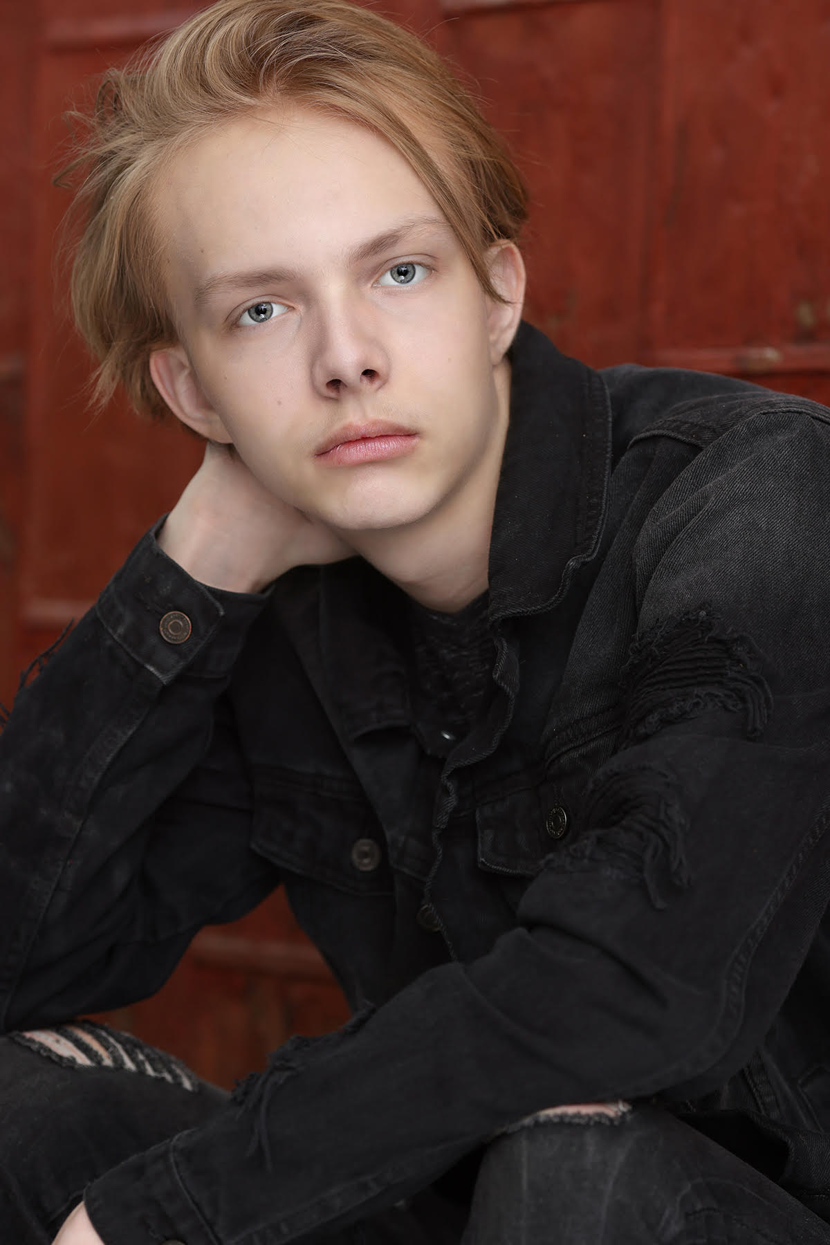 Official Headshot of public figure actor Christian Ganiere Stranger Things 4 reoccurring guest star as #010 TEN by celebrity photographer Bjoern Kommerell